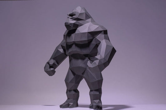 Plantilla de papel King Kong, PDF descargable